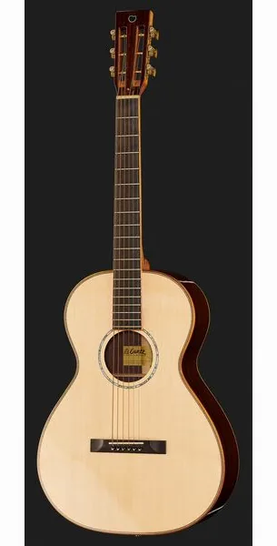 Cuntz Guitars Marie Parlour 12th fret, lähikuva 2