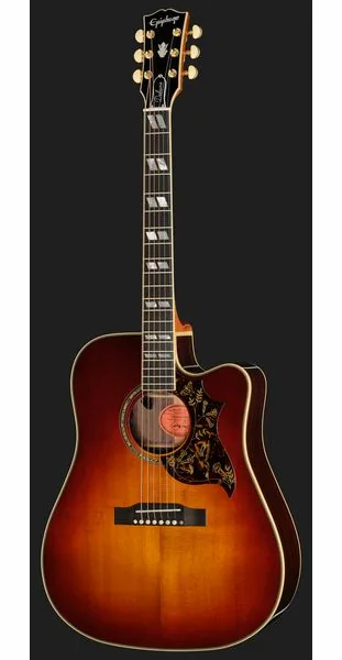 Epiphone Hummingbird Deluxe EC AB IBC, lähikuva 2