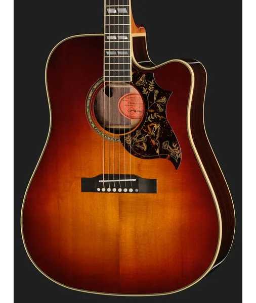 Epiphone Hummingbird Deluxe EC AB IBC, lähikuva 4