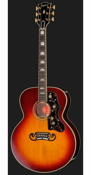 Epiphone Pre-War SJ-200 RW Rei. VS IBC, lähikuva 2