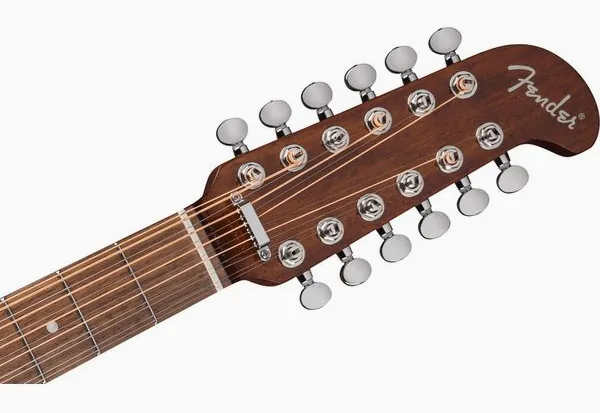 Fender CA DLX Villager E BLK, lähikuva 5