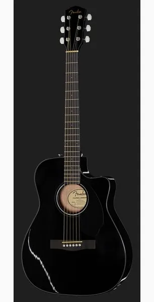 Fender CC-60SCE Blk WN m/Bag, lähikuva 2