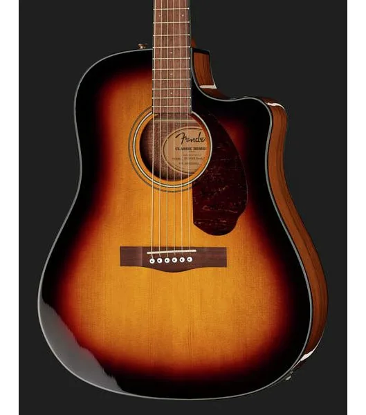 Fender CD-140SCE Sunburst, lähikuva 4