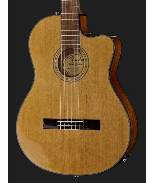 Fender CN-140SCE Thinline Natural, lähikuva 4