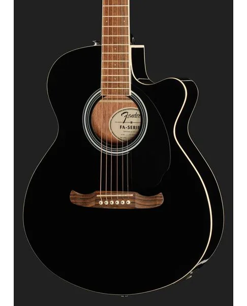 Fender FA-135CE Concert WN Black, lähikuva 4