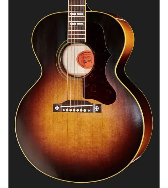 Gibson 1952 J-185 Vintage Sunburst, lähikuva 4