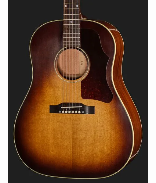 Gibson 1955 J-45 Vintage Sunburst LA3, lähikuva 4
