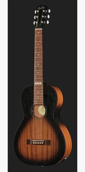 Godin Mahog. Parlor Black Burst A/E, lähikuva 2