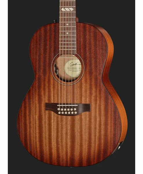 Godin Mahogany Folk 12 Rustic B A/E, lähikuva 4
