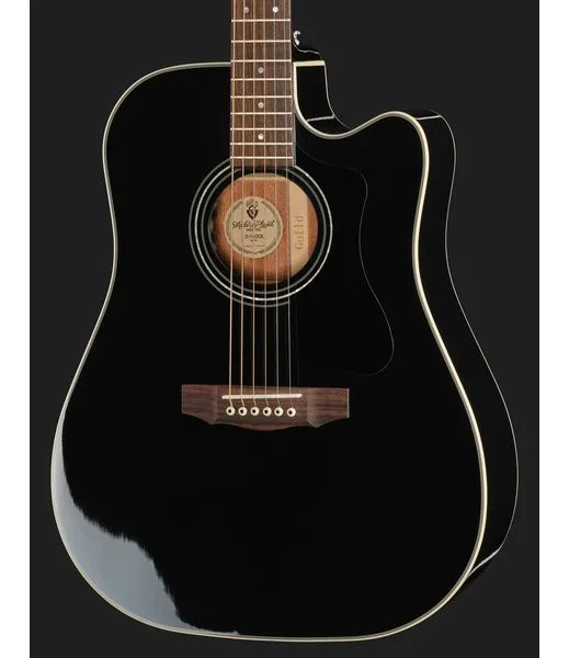 Guild D-140ce Black, lähikuva 4