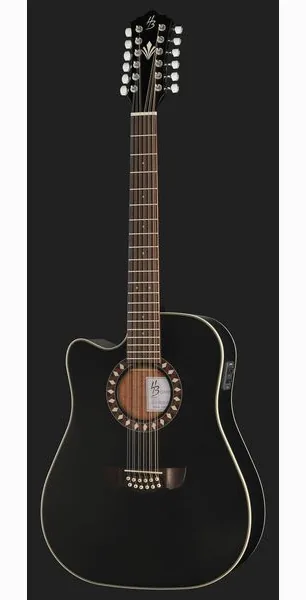 Harley Benton Custom Line CLD-10SCE-12BKS LH, lähikuva 2