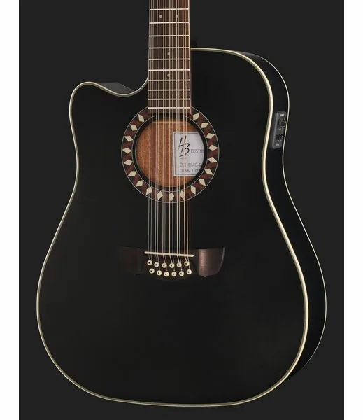 Harley Benton Custom Line CLD-10SCE-12BKS LH, lähikuva 4