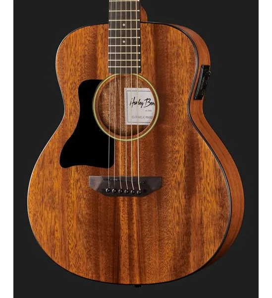 Harley Benton GS-Travel-E LH Mahogany, lähikuva 4