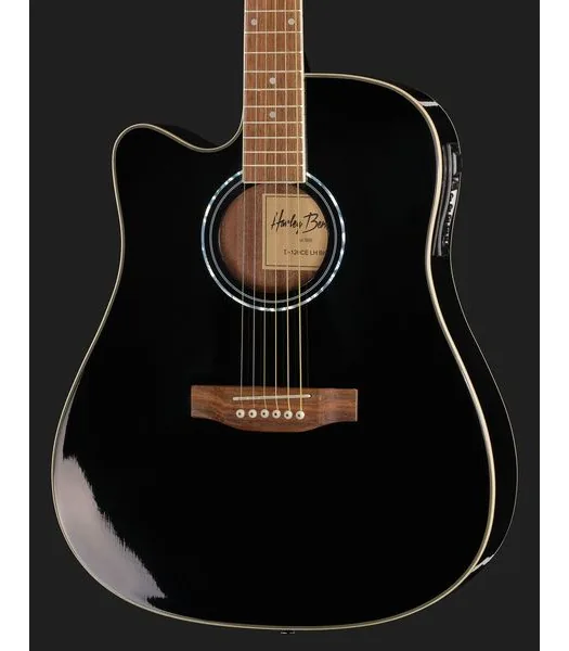 Harley Benton D-120CE-LH BK, lähikuva 4