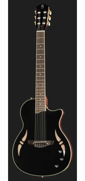 Harley Benton Nashville Nylon Black, lähikuva 2