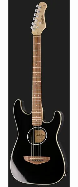 Harley Benton ST-Acoustic Black, lähikuva 2