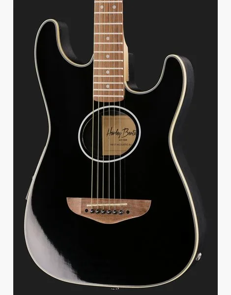Harley Benton ST-Acoustic Black, lähikuva 4