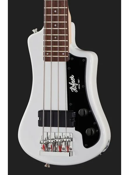 Höfner Shorty Bass Signal White, lähikuva 4