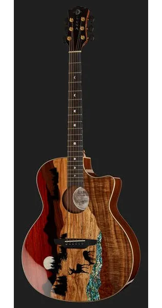 Luna Guitars Vista Deer, lähikuva 2
