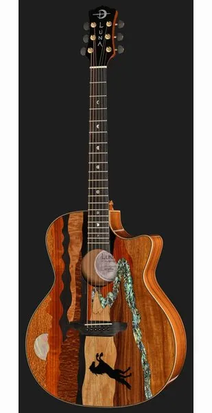 Luna Guitars Vista Stallion, lähikuva 2