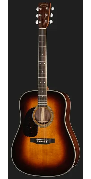 Martin Guitar D35 Sunburst LH, lähikuva 2