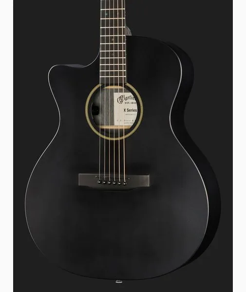 Martin Guitar GPC-X1E Black LH, lähikuva 4
