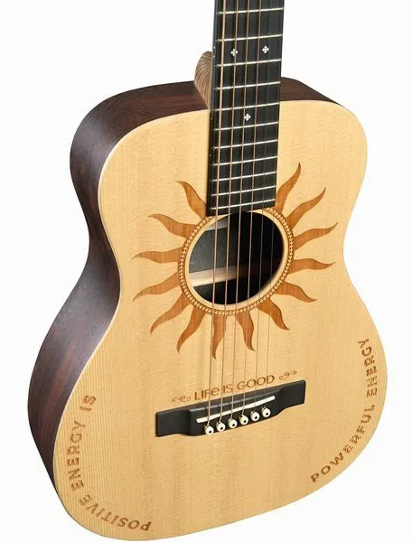 Martin Guitar LX2 Life is Good Natural, lähikuva 4