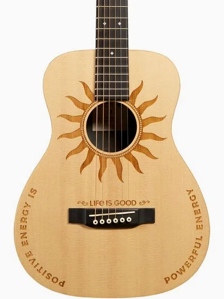 Martin Guitar LX2 Life is Good Natural, lähikuva 5
