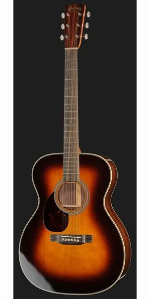 Martin Guitar OM28 Sunburst LH, lähikuva 2