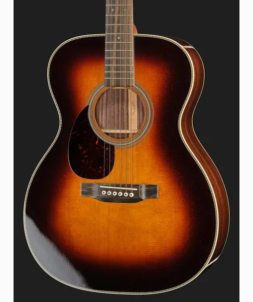 Martin Guitar OM28 Sunburst LH, lähikuva 4