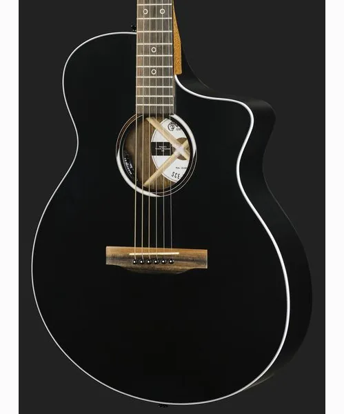 Martin Guitar SC-13 all Satin Black BR, lähikuva 4