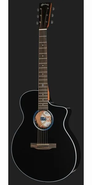 Martin Guitar SCE all Satin Black BS, lähikuva 2