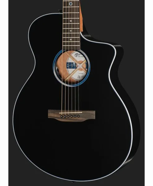 Martin Guitar SCE all Satin Black BS, lähikuva 4