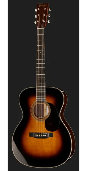 Martin Guitar 000-28EC Sunburst, lähikuva 2