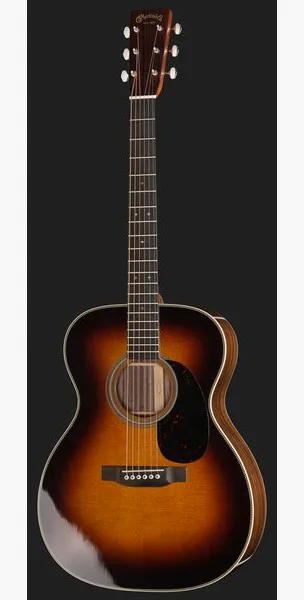 Martin Guitar 00028 Sunburst, lähikuva 2