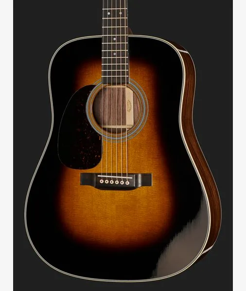 Martin Guitar D-28 Sunburst Lefthand, lähikuva 4