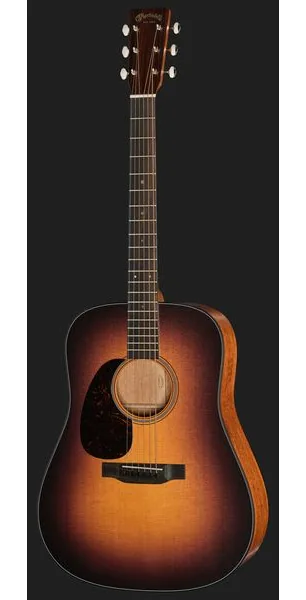Martin Guitar D18 Satin 1935 Burst LH, lähikuva 2