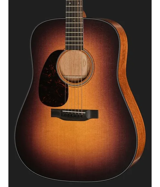 Martin Guitar D18 Satin 1935 Burst LH, lähikuva 4