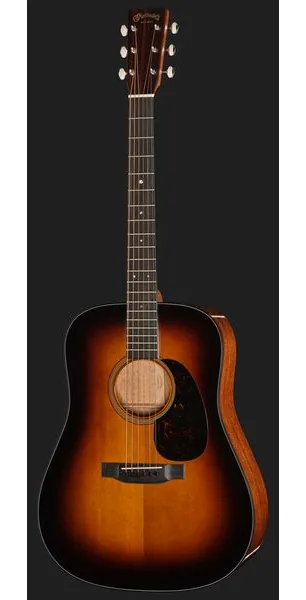 Martin Guitar D18 Sunburst, lähikuva 2