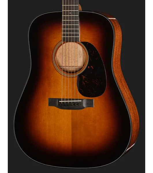 Martin Guitar D18 Sunburst, lähikuva 4