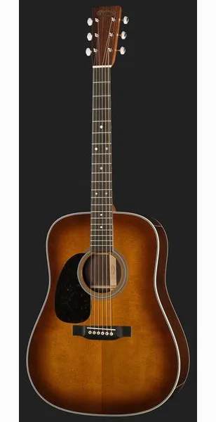 Martin Guitar D28 Ambertone LH, lähikuva 2