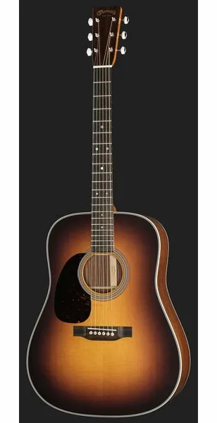 Martin Guitar D28 Satin 1935 Burst LH, lähikuva 2