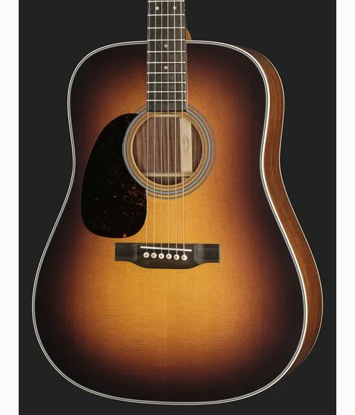 Martin Guitar D28 Satin 1935 Burst LH, lähikuva 4