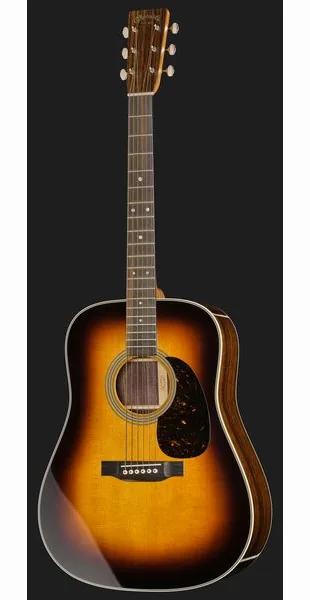 Martin Guitar D28 Sunburst, lähikuva 2