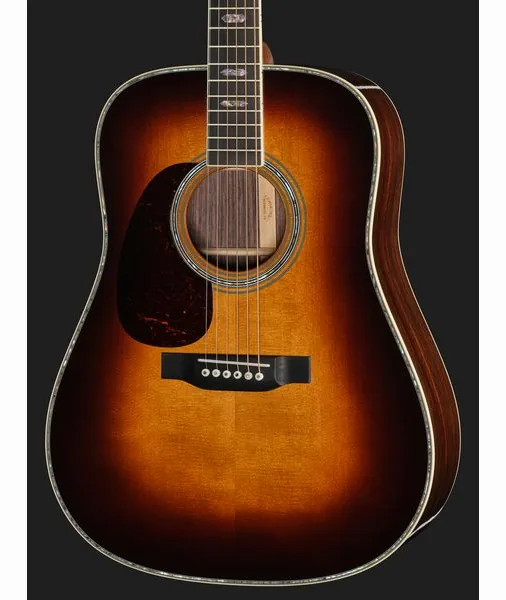 Martin Guitar D41 Sunburst LH, lähikuva 4