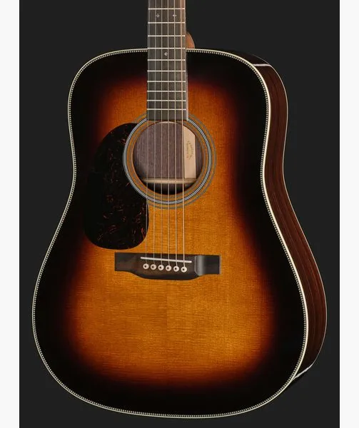 Martin Guitar HD28 Sunburst LH, lähikuva 4