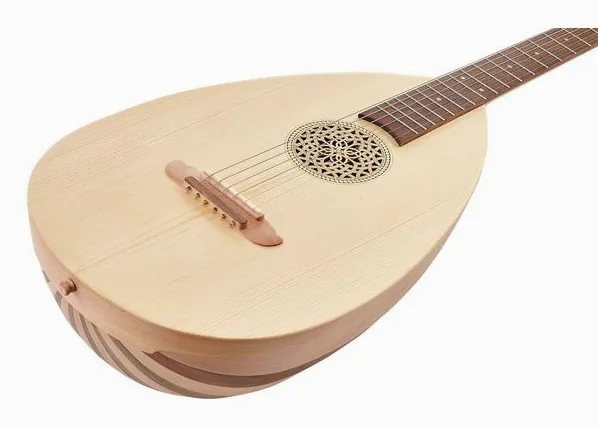 Steel String Lute Guitar, lähikuva 4