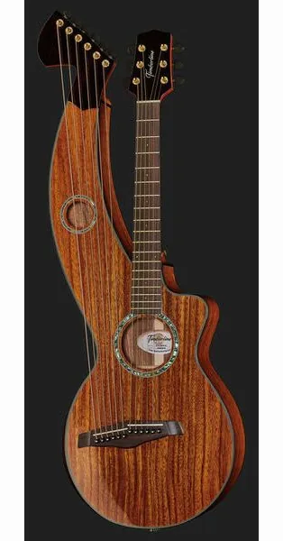 Timberline Guitars T70HGpc-e Harp Guitar, lähikuva 2
