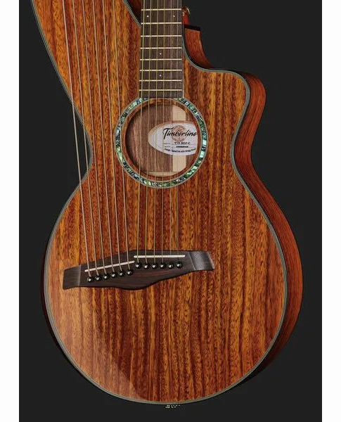Timberline Guitars T70HGpc-e Harp Guitar, lähikuva 4
