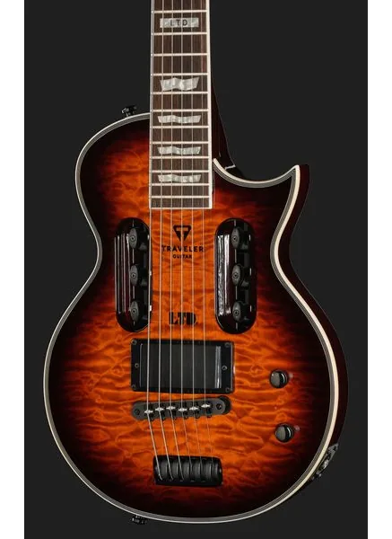 Traveler Guitar LTD EC-1 DLX Brown Sunburst, lähikuva 4